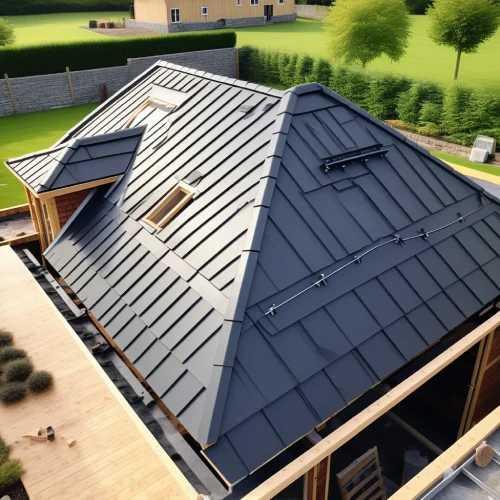 the stages proces of installing a slate roof 875663262