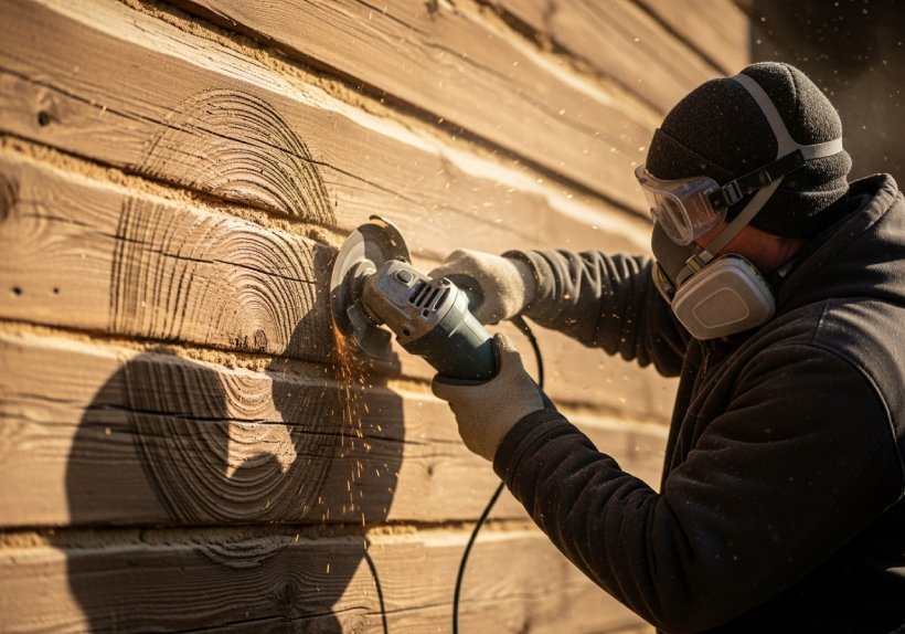 Не все местные мастера имеют опыт работы с деревянными домами - многие испортят древесину неправильной шлифовкой