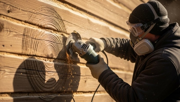 Не все местные мастера имеют опыт работы с деревянными домами - многие испортят древесину неправильной шлифовкой